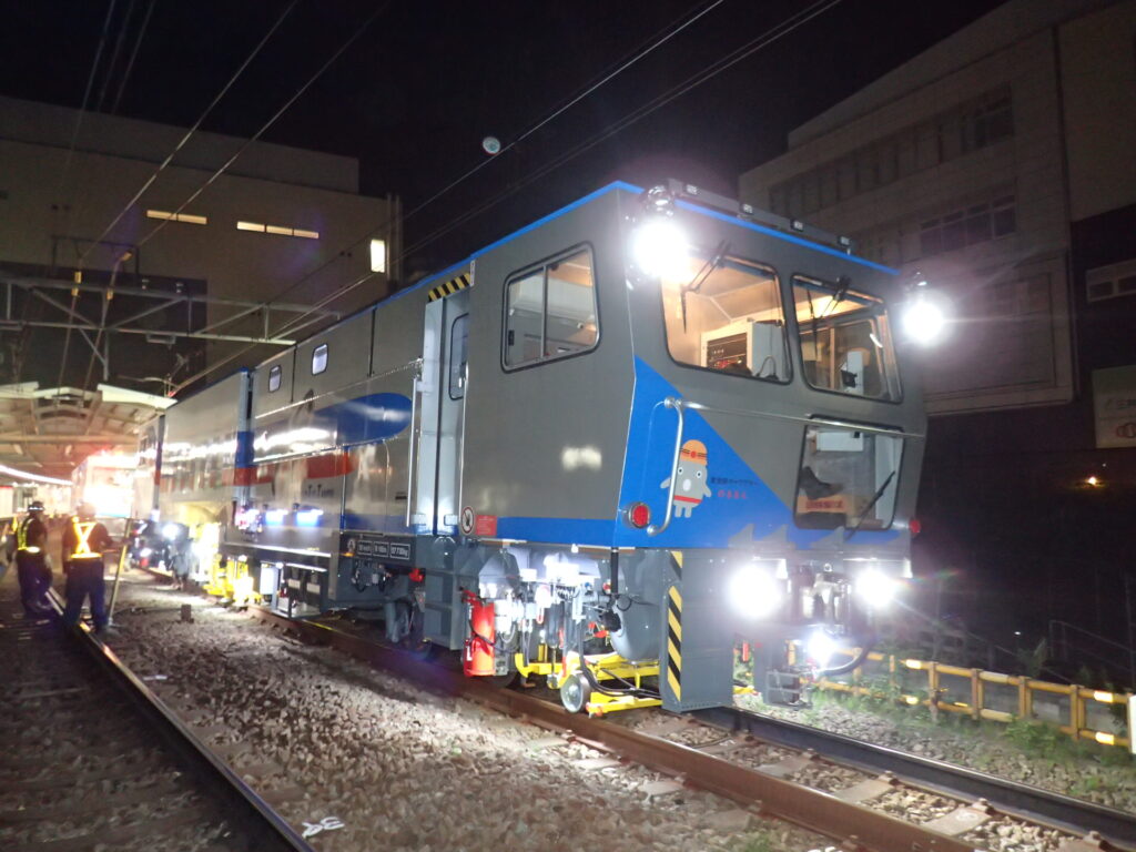 マルチプルタイタンパ―の作業状況