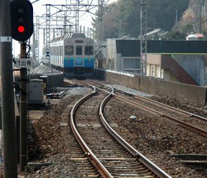 伊豆急行
片瀬白田駅付近分岐器交換工事